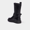 Bottes avec boucles coeur noir fille