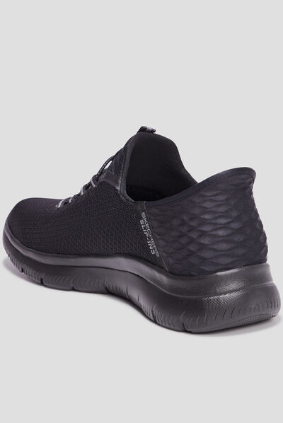 Baskets running mémoire forme Skechers noir homme