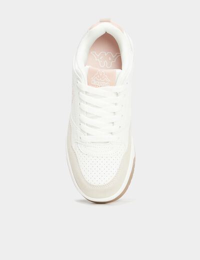 Tennis basses avec lacets Kappa vieux rose femme