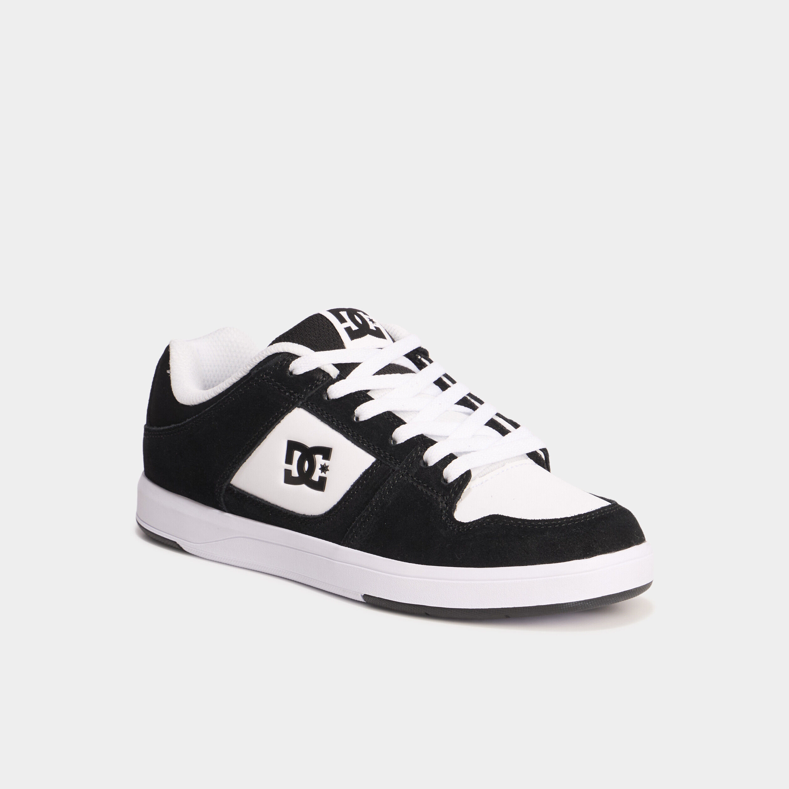 Tennis basses en cuir antidérapantes noir garçon