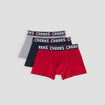 Lot 3 boxers coton Creeks multicolore homme