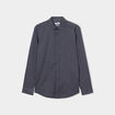Chemise stretch manches longues gris homme