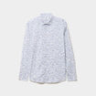 Chemise ajust&eacute;e manches longues beige homme