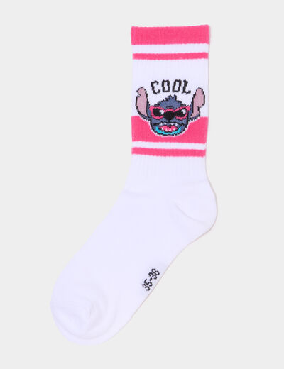 Lot 3 paires chaussettes Stitch multicolore fille