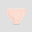 Lot 5 culottes coton rose saumon fille