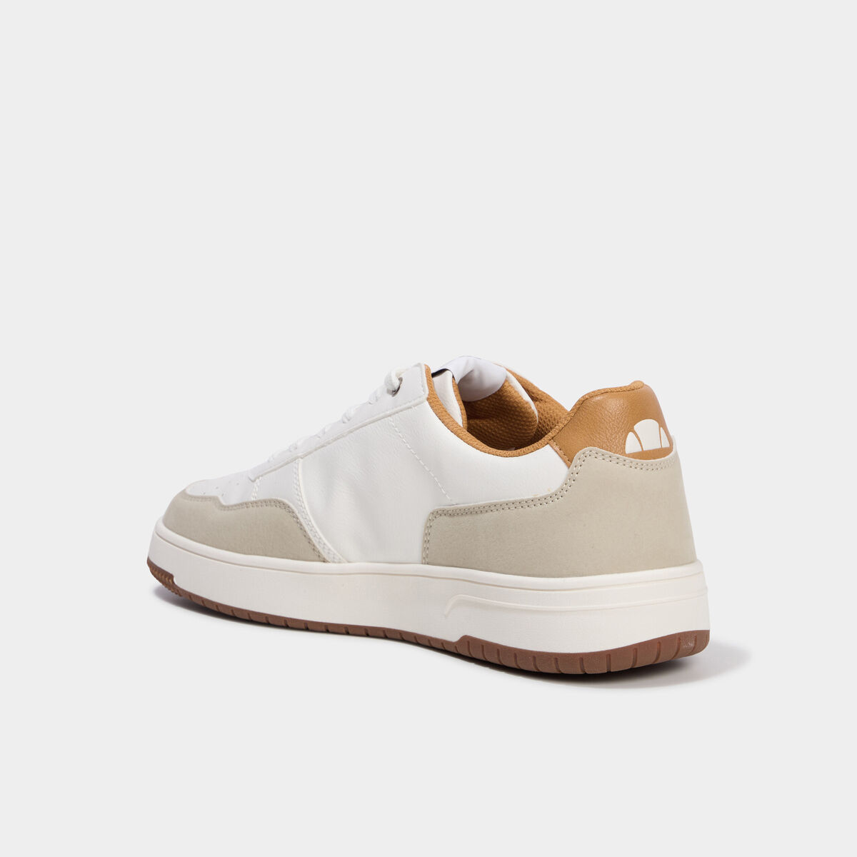 Baskets &agrave; lacets Ellesse jaune moutarde homme