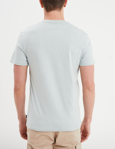 T-shirt col rond manches courtes Creeks gris homme