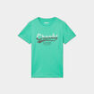 T-shirt col rond manches courtes Creeks vert garçon