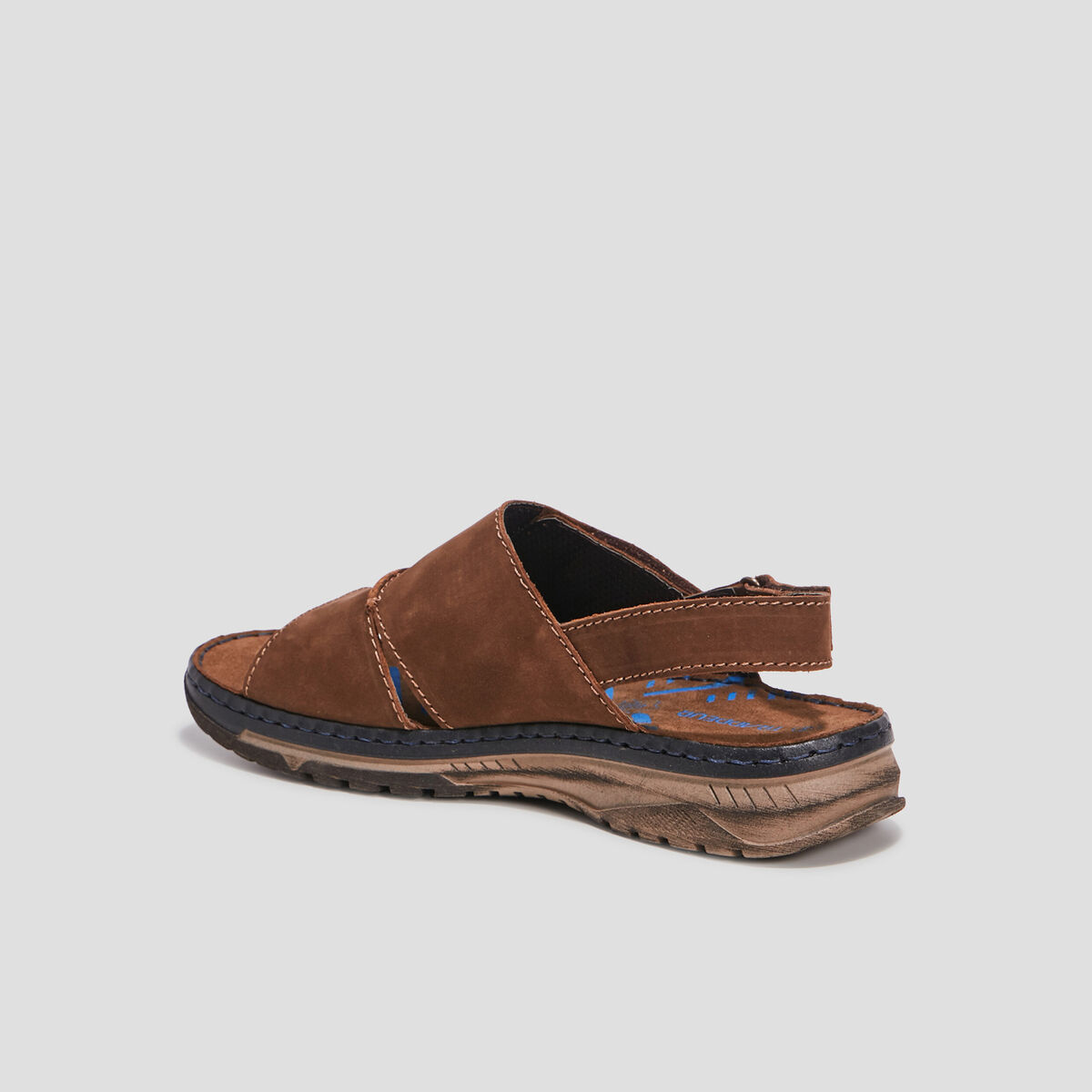 Sandales en cuir Trappeur marron homme