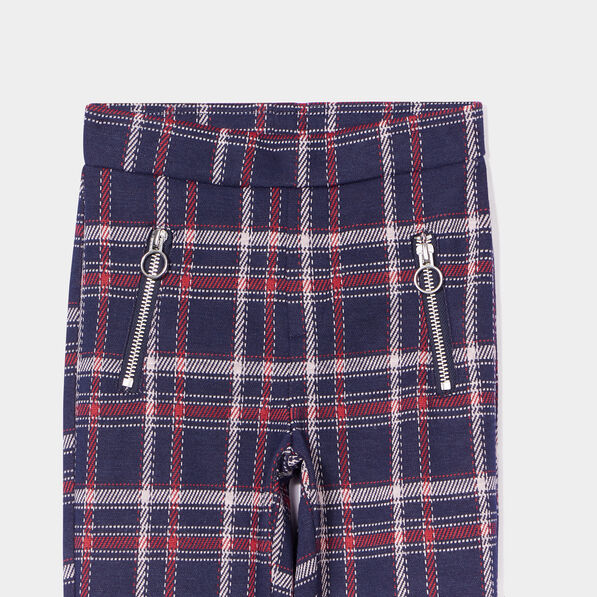tregging flare poches zippees bleu marine fille Tregging flare poches zippées bleu marine fille