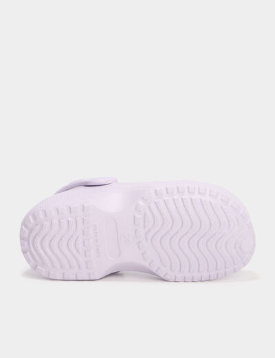 Sabots de plage mauve fille