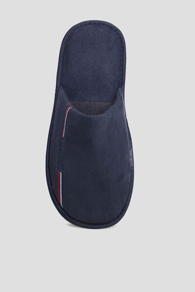 Chaussons mules Creeks bleu marine homme