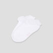 Lot de 2 paires de chaussettes &agrave; volants blanc fille