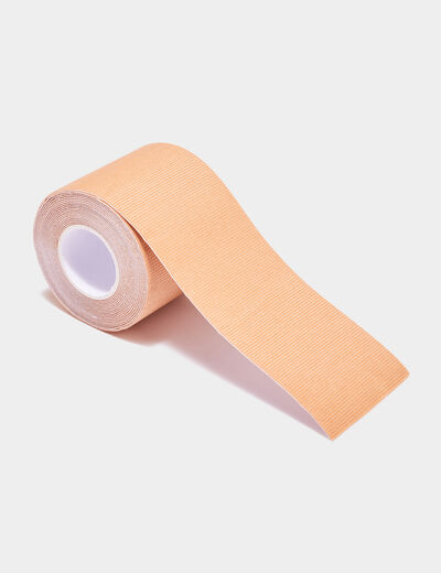 Bandes adhésives décolleté beige femme