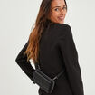 Sac pochette avec bandoulière noir femme