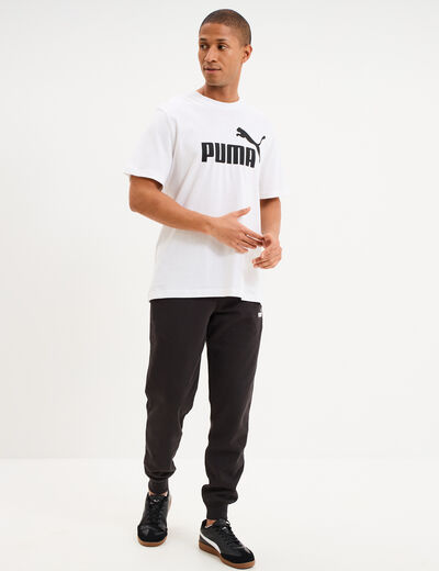 T-shirt manches courtes coton Puma blanc homme