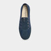 Derbies pied large bleu marine femme
