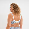 Soutien-gorge corbeille microfibre blanc femme grande taille