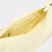 Sac banane en bandouli&egrave;re jaune pastel femme