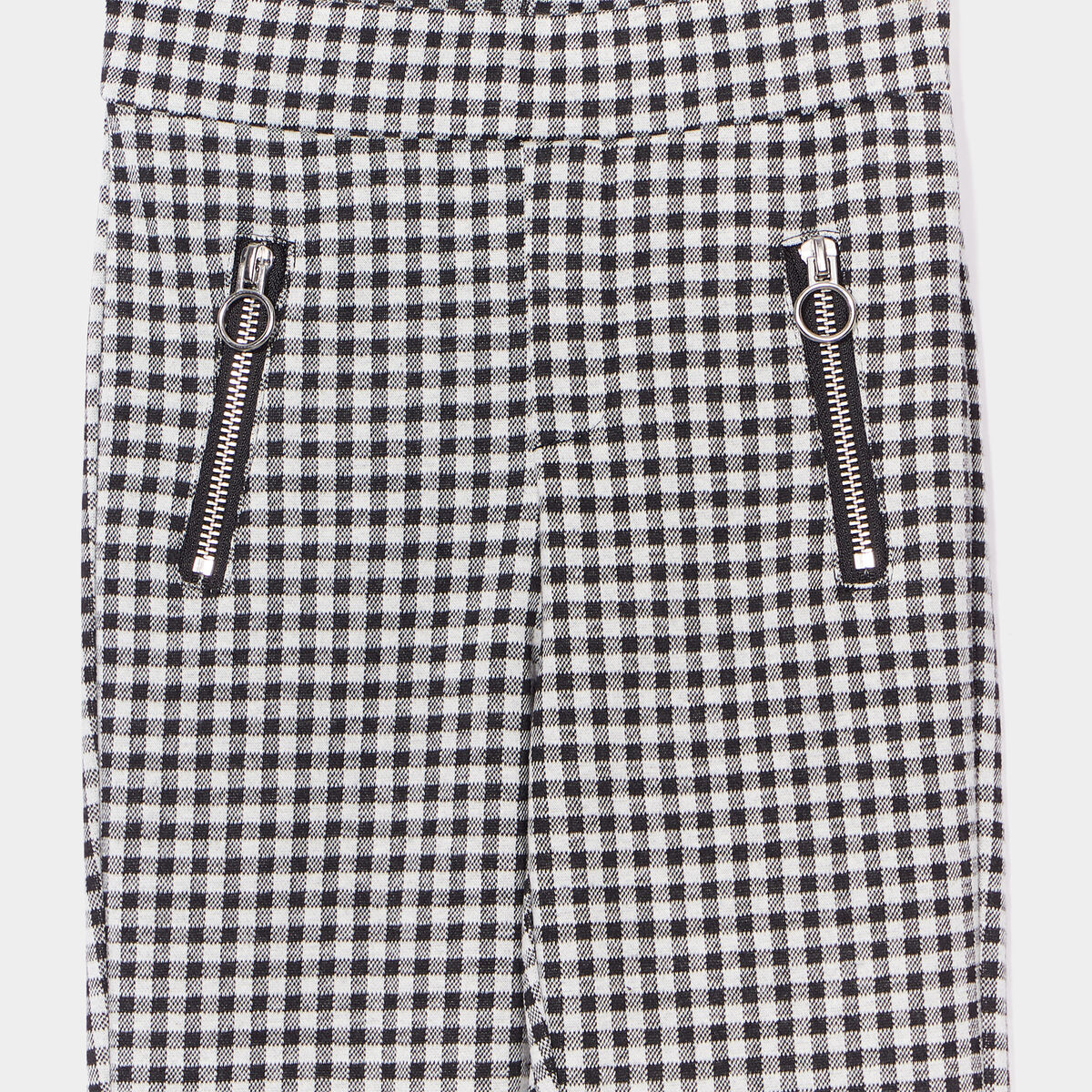 Tregging flare poches zippées ecru fille