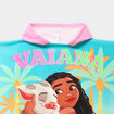Cape de bain &agrave; capuche Vaiana multicolore fille