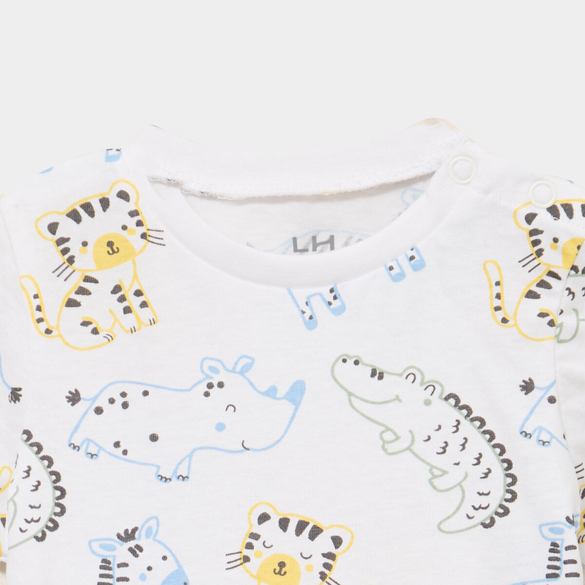 T-shirt manches courtes coton blanc b&eacute;b&eacute; gar&ccedil;on