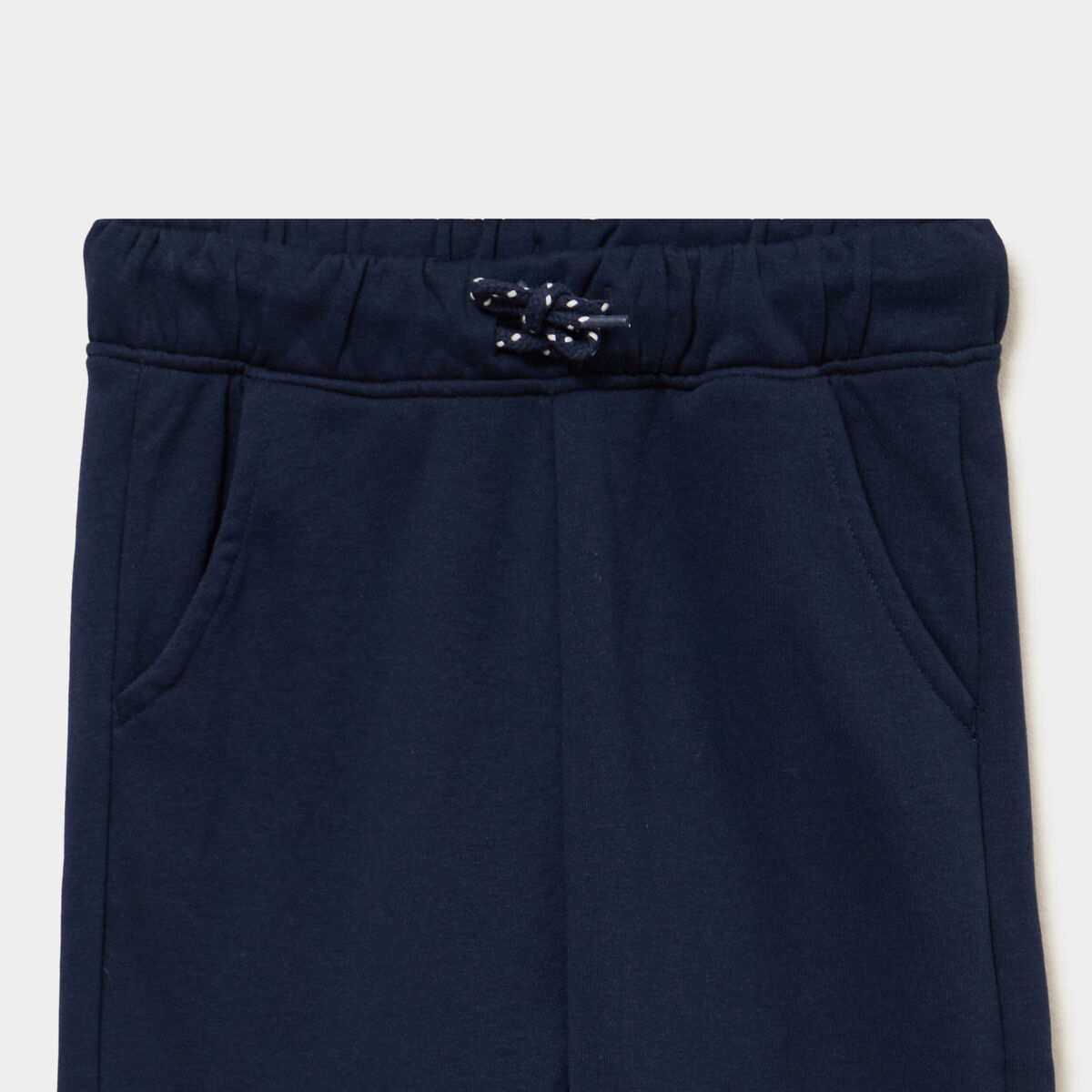 Pantalon jogging regular 2 poches bleu marine gar&ccedil;on