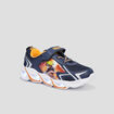 Baskets running à scratchs Naruto bleu marine garçon