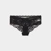 Shorty en dentelle noir femme