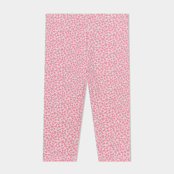 legging molletonne rose clair bebef Legging molletonné rose clair bébé fille