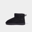 Bottines fourr&eacute;es plates noir fille