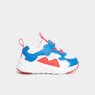 Baskets running &agrave; scratchs multicolore b&eacute;b&eacute; gar&ccedil;on