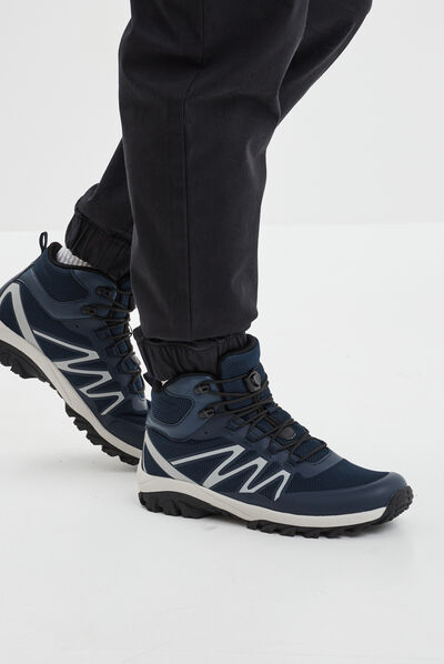 Boots à lacets Trappeur Bartix bleu marine homme