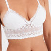 Soutien-gorge triangle paddé blanc femme