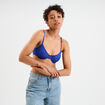 Soutien-gorge emboîtant dentelle bleu electrique femme