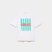 T-shirt droit manches courtes coton blanc femme