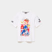 T-shirt manches courtes coton Sonic blanc gar&ccedil;on