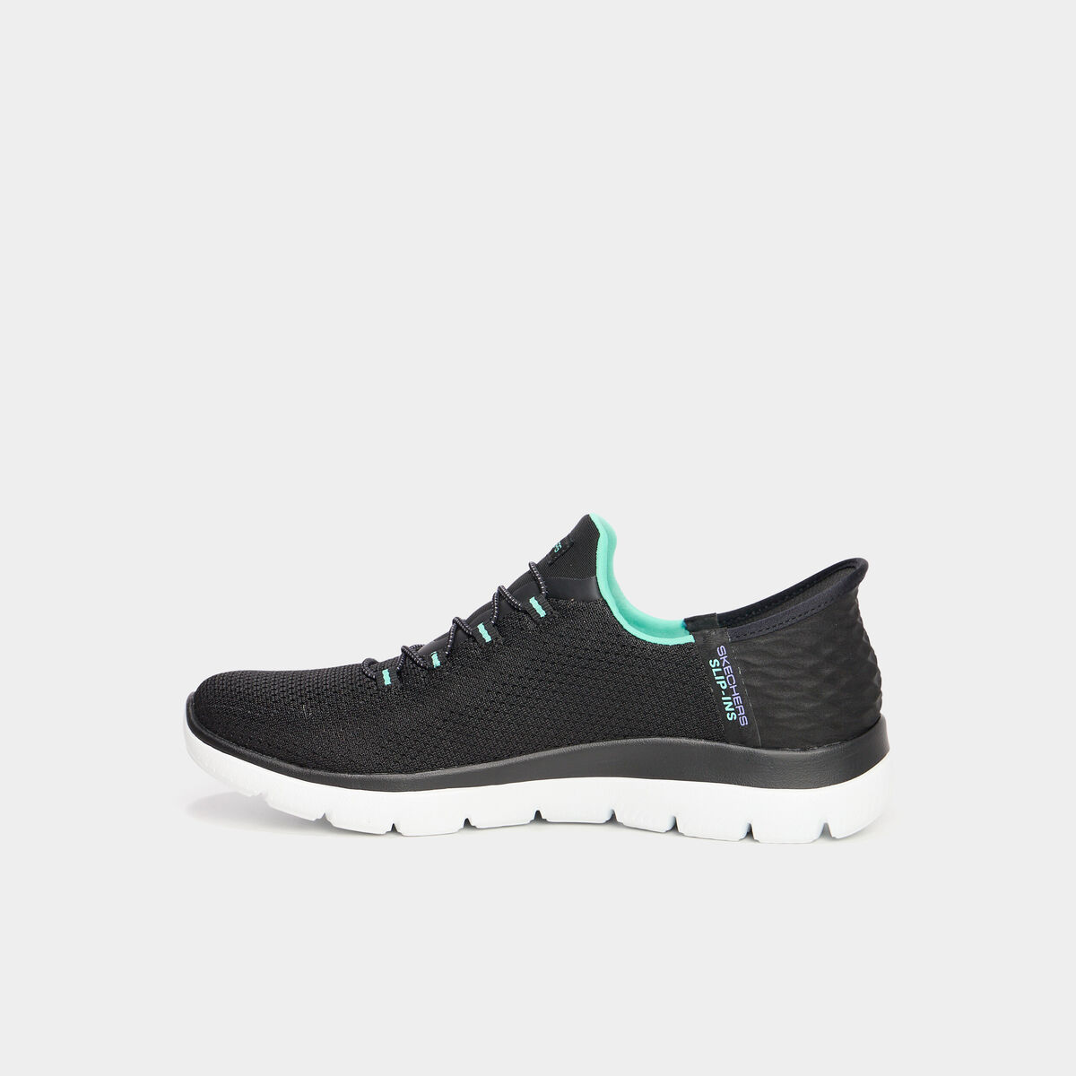 Baskets running Slip-ins Skechers noir femme