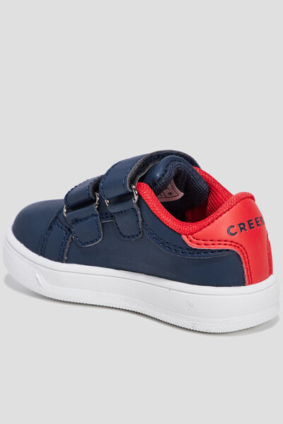 Tennis à scratchs Creeks bleu marine bébé garçon