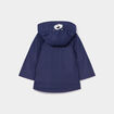 Parka à capuche zippée bleu marine bébé garçon