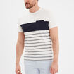 T-shirt droit avec 1 poche Creeks ivoire homme