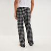 Pantalon de pyjama coton coupe droite gris moyen homme
