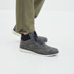 Bottines montantes &agrave; lacets gris homme