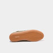 Tennis basses &agrave; lacets effet su&eacute;dine vert kaki homme