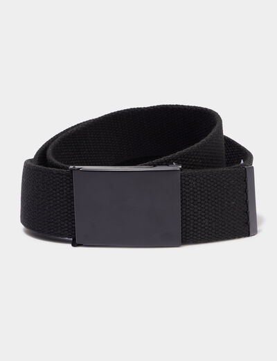Ceinture noir homme