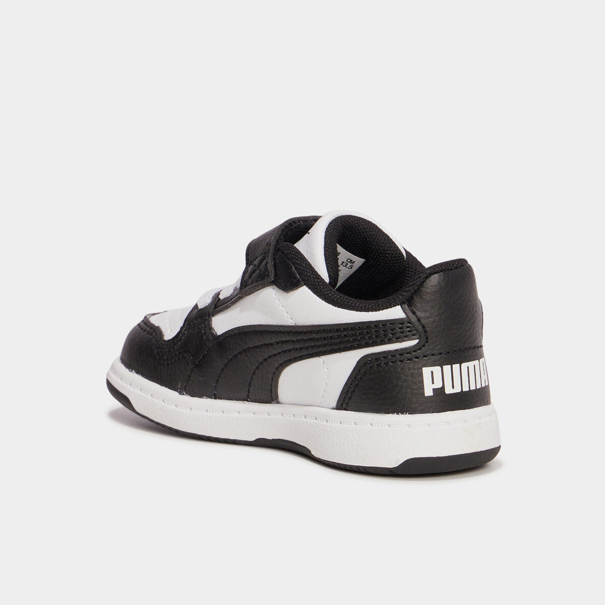 Tennis basses à scratchs Puma Lite noir bébé garçon