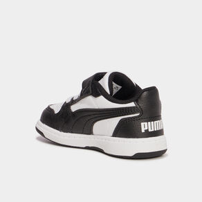 Tennis basses à scratchs Puma Lite noir bébé garçon