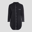 Chemise de nuit liquette noir femme grande taille