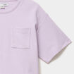 Ensemble pyjama short et t-shirt violet clair fille