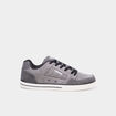 Tennis basses en toile &agrave; lacets gris clair homme